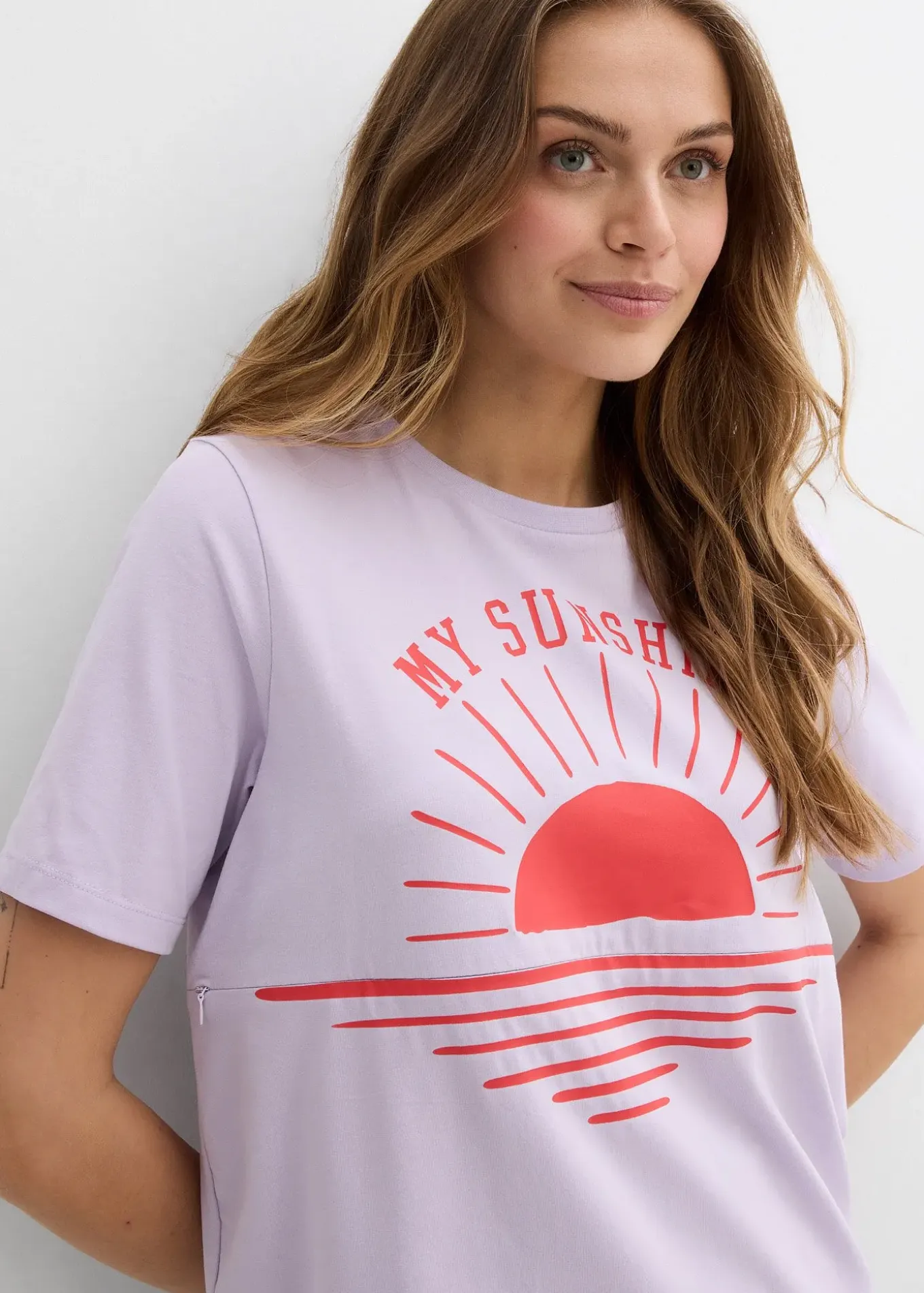 T-shirt de grossesse et d’allaitement en coton