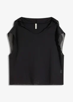 T-shirt de plage transparent avec capuche