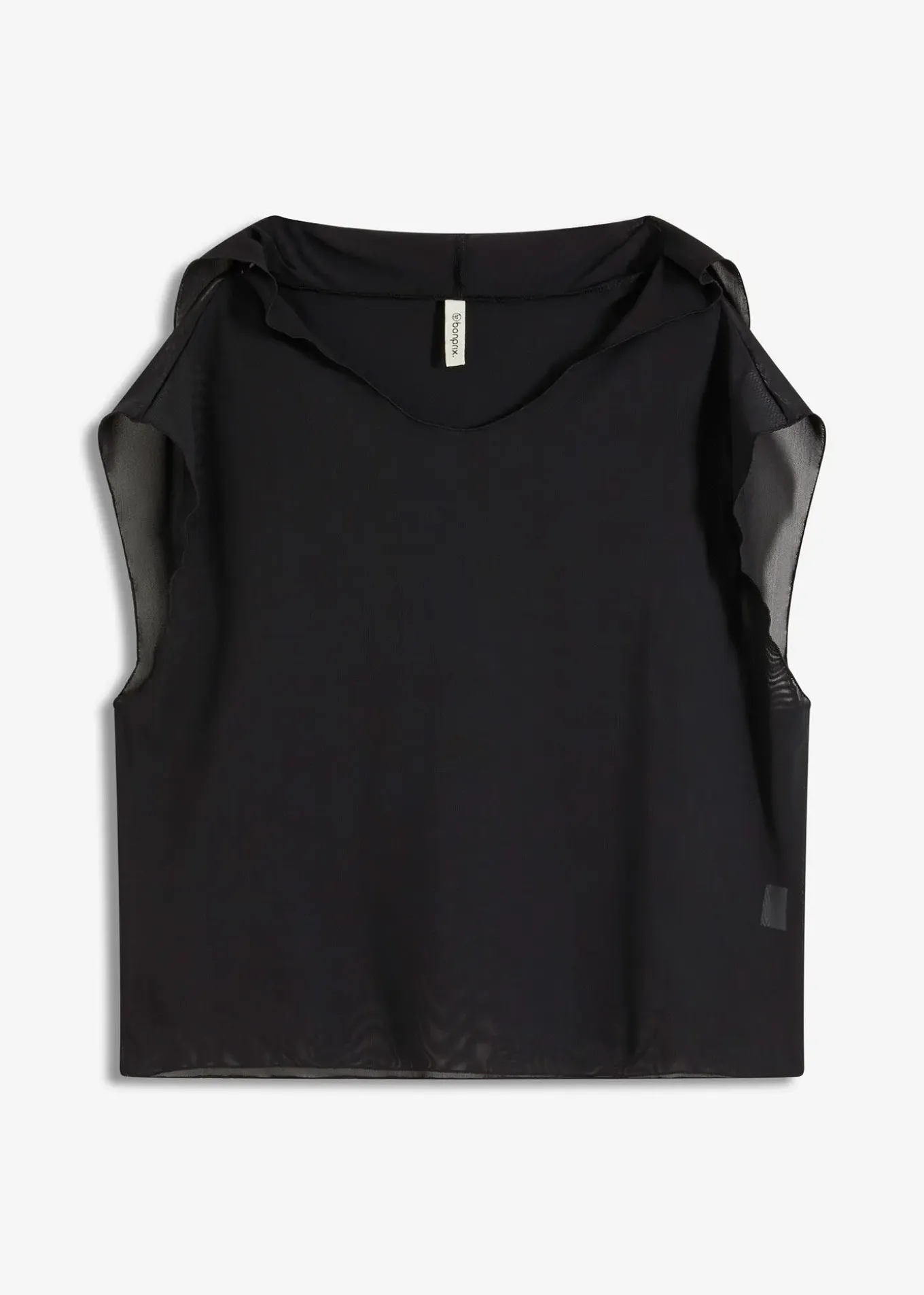 T-shirt de plage transparent avec capuche