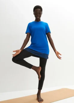 T-shirt de sport long, style 2-en-1