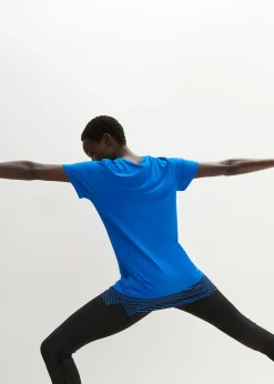 T-shirt de sport long, style 2-en-1