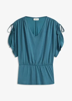 T-shirt doux en modal mélangé