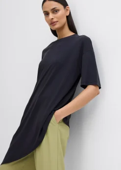 T-shirt doux en modal mélangé