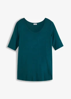 T-shirt doux en viscose extensible