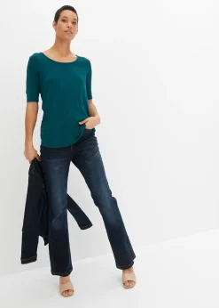 T-shirt doux en viscose extensible