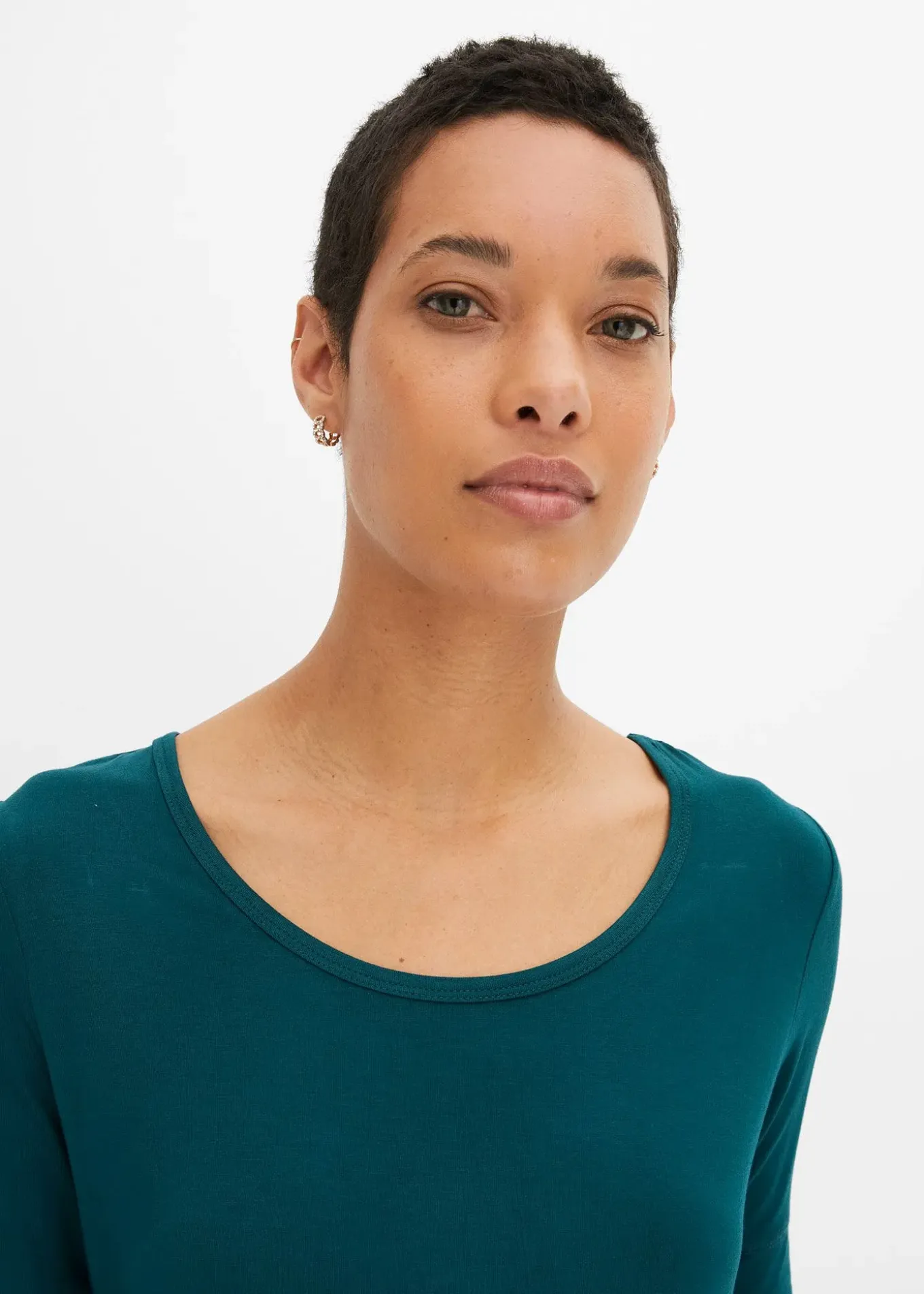 T-shirt doux en viscose extensible