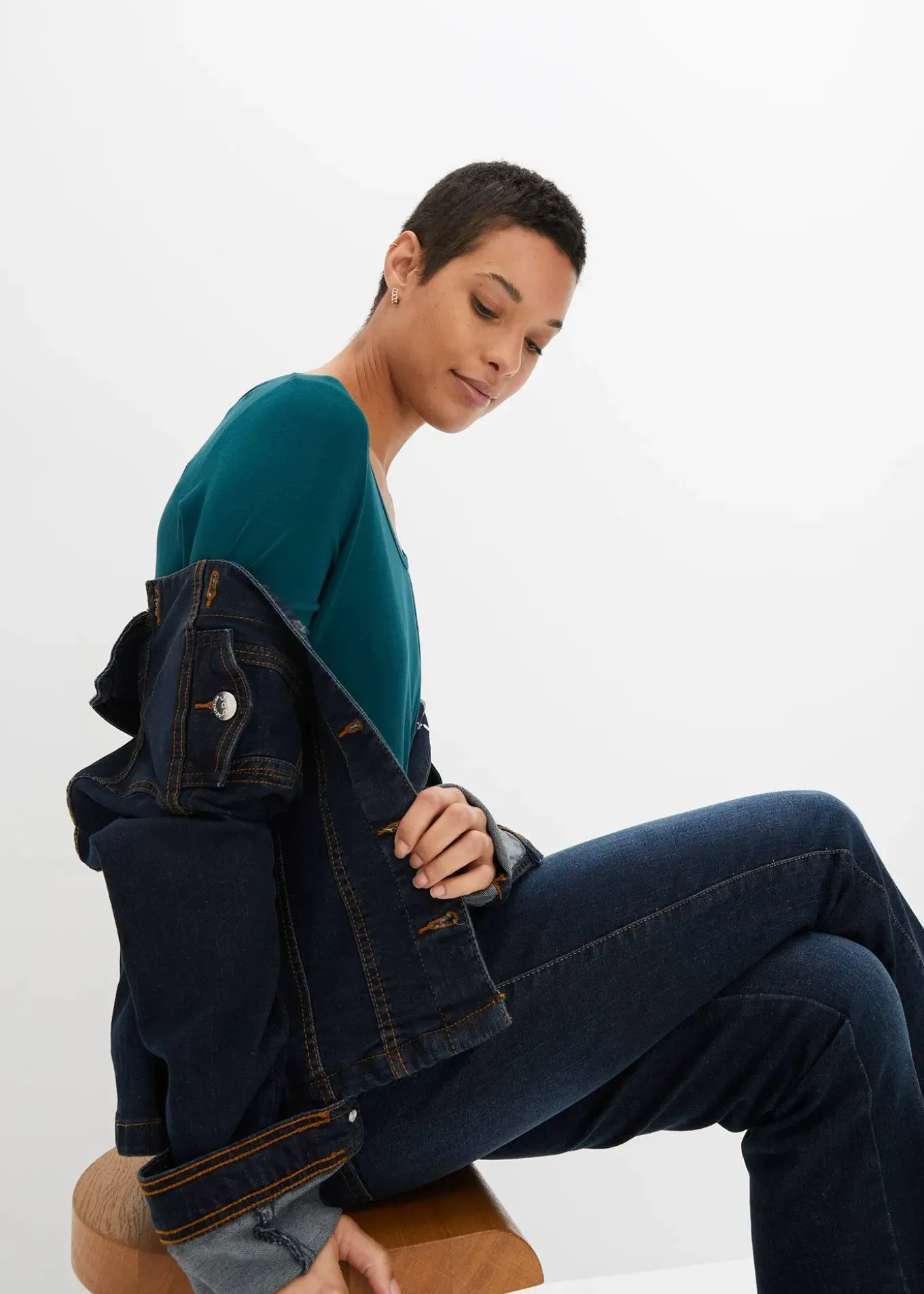 T-shirt doux en viscose extensible