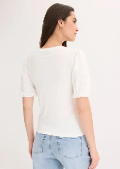 T-shirt doux en viscose extensible
