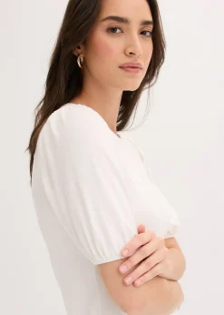 T-shirt doux en viscose extensible