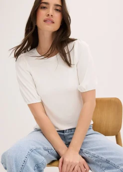 T-shirt doux en viscose extensible