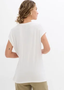 T-shirt doux en viscose extensible