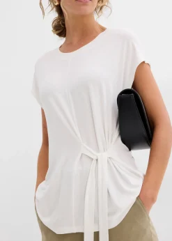 T-shirt doux en viscose extensible