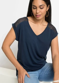 T-shirt doux en viscose extensible