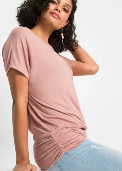 T-shirt doux en viscose extensible