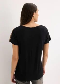 T-shirt doux en viscose extensible