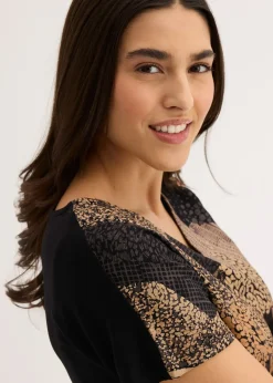 T-shirt doux en viscose extensible