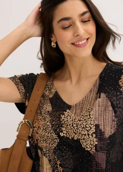 T-shirt doux en viscose extensible