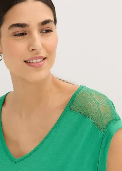 T-shirt doux en viscose extensible