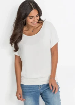 T-shirt doux en viscose extensible
