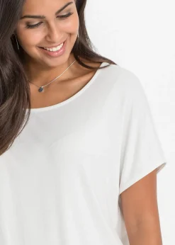 T-shirt doux en viscose extensible