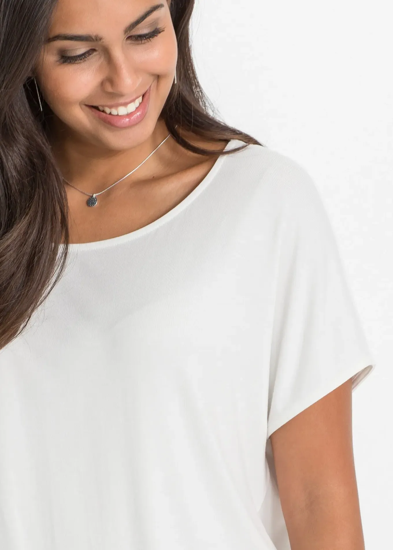 T-shirt doux en viscose extensible