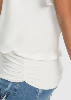 T-shirt doux en viscose extensible