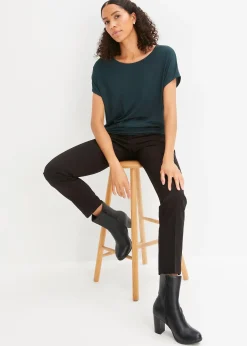 T-shirt doux en viscose extensible