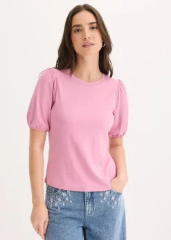 T-shirt doux en viscose extensible