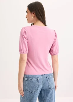 T-shirt doux en viscose extensible
