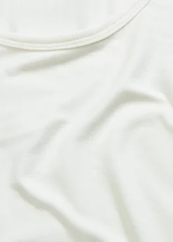 T-shirt doux en viscose extensible