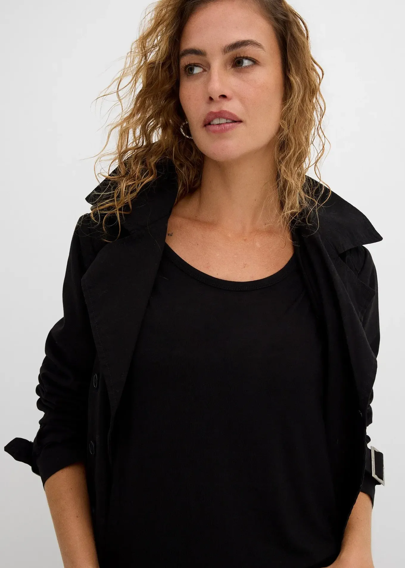 T-shirt doux en viscose extensible