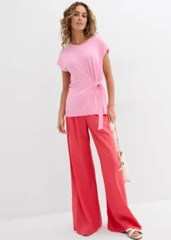 T-shirt doux en viscose extensible