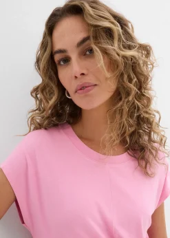 T-shirt doux en viscose extensible