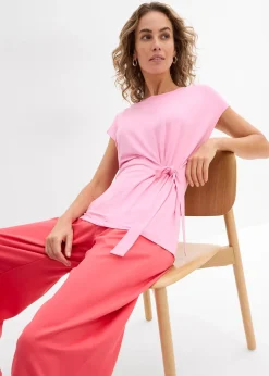 T-shirt doux en viscose extensible