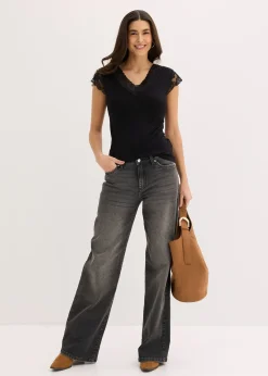 T-shirt doux en viscose extensible