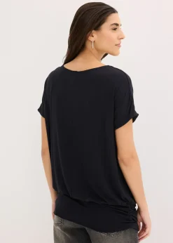 T-shirt doux en viscose extensible