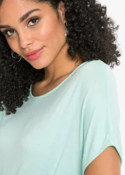 T-shirt doux en viscose extensible