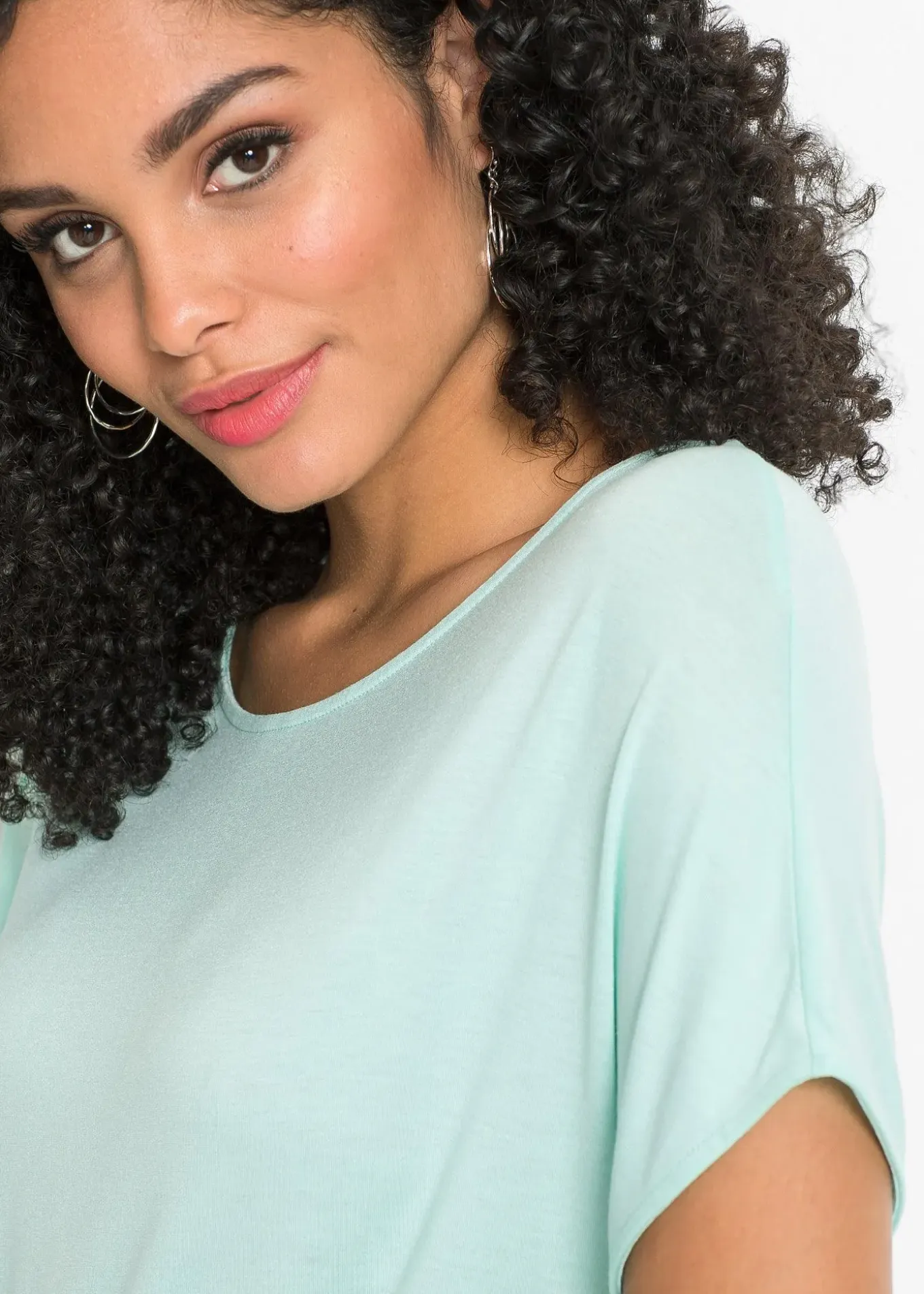 T-shirt doux en viscose extensible