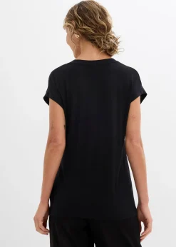 T-shirt doux en viscose extensible