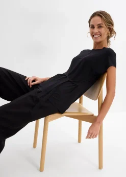 T-shirt doux en viscose extensible