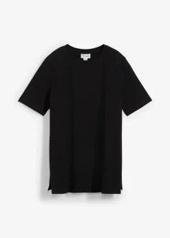 T-shirt 2en 1 de grossesse et d'allaitement avec fentes sur le côté