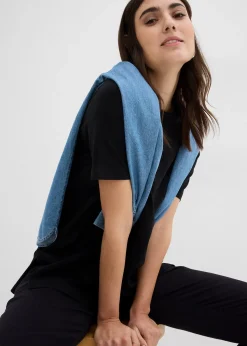 T-shirt 2en 1 de grossesse et d'allaitement avec fentes sur le côté