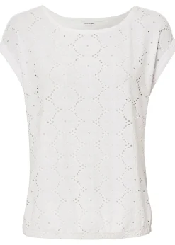 T-shirt en broderie anglaise