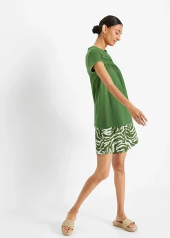 T-shirt en coton avec dentelle