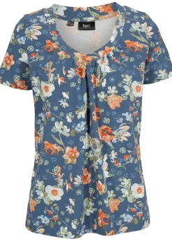 T-shirt en coton avec imprimé, manches courtes