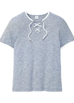 T-shirt en coton avec laçage