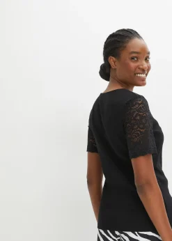 T-shirt en coton côtelé