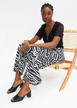 T-shirt en coton côtelé