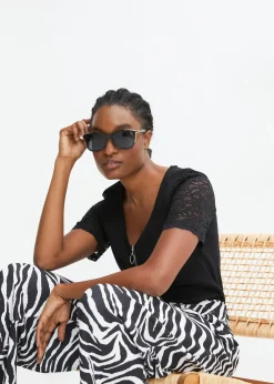 T-shirt en coton côtelé