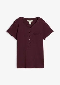 T-shirt en coton et viscose